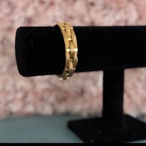 VINTAGE FRATELLI FILIPPINI 18K GOLD MESH BRAIDED BRACELET